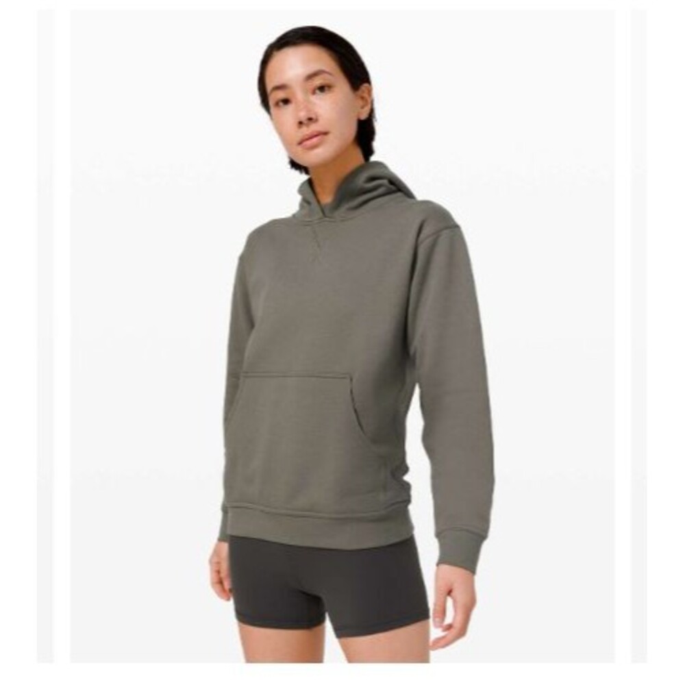 Lululemon All Yours Hoodie Sweatshirt Women's Sz 4 Sage Green Athleisure Workout